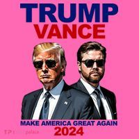 Trump Vance Make America Great Again 2024 Republican Stripe Pom Pom Beanie thumb 2