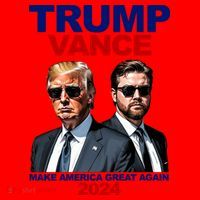 Trump Vance Make America Great Again 2024 Republican Santa Hat thumb 1