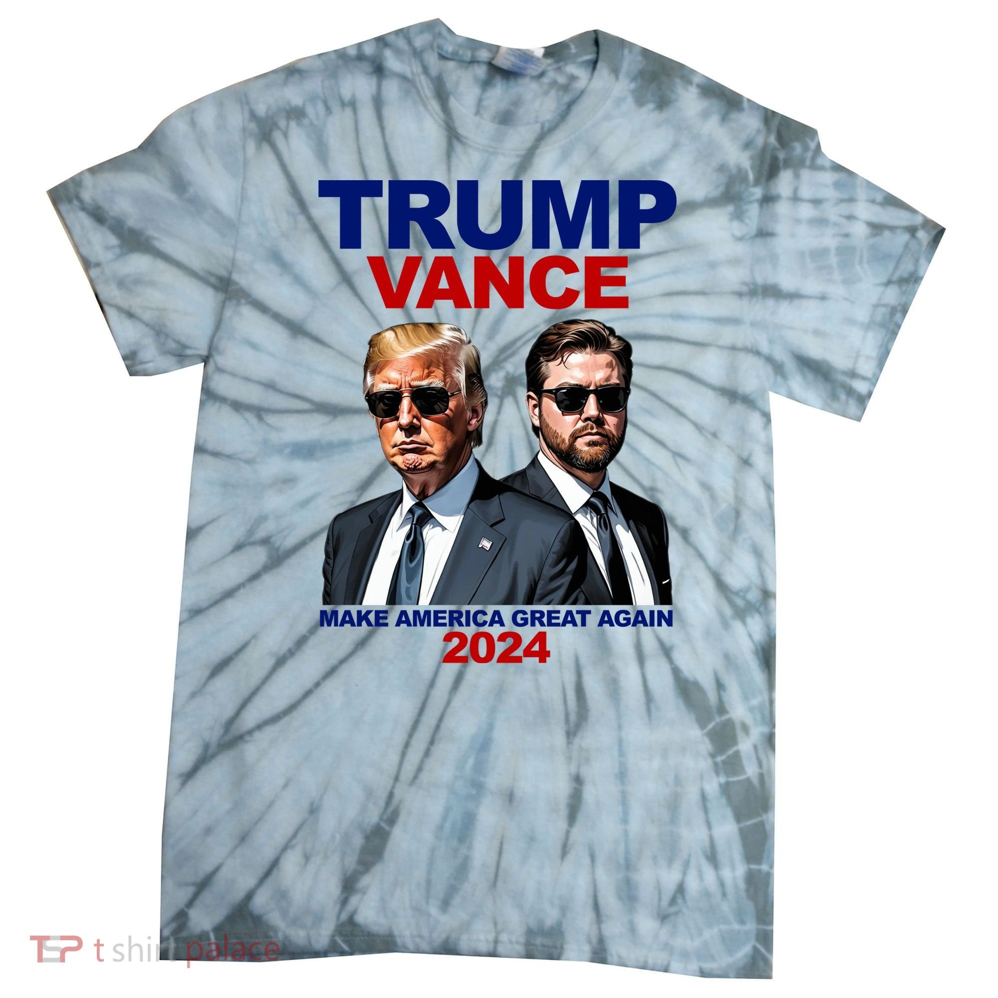 Trump Vance Make America Great Again 2024 Republican Tie-Dye T-Shirt