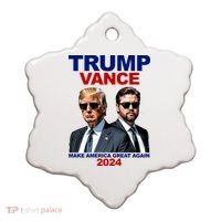 Trump Vance Make America Great Again 2024 Republican Ceramic Ornament thumb 0