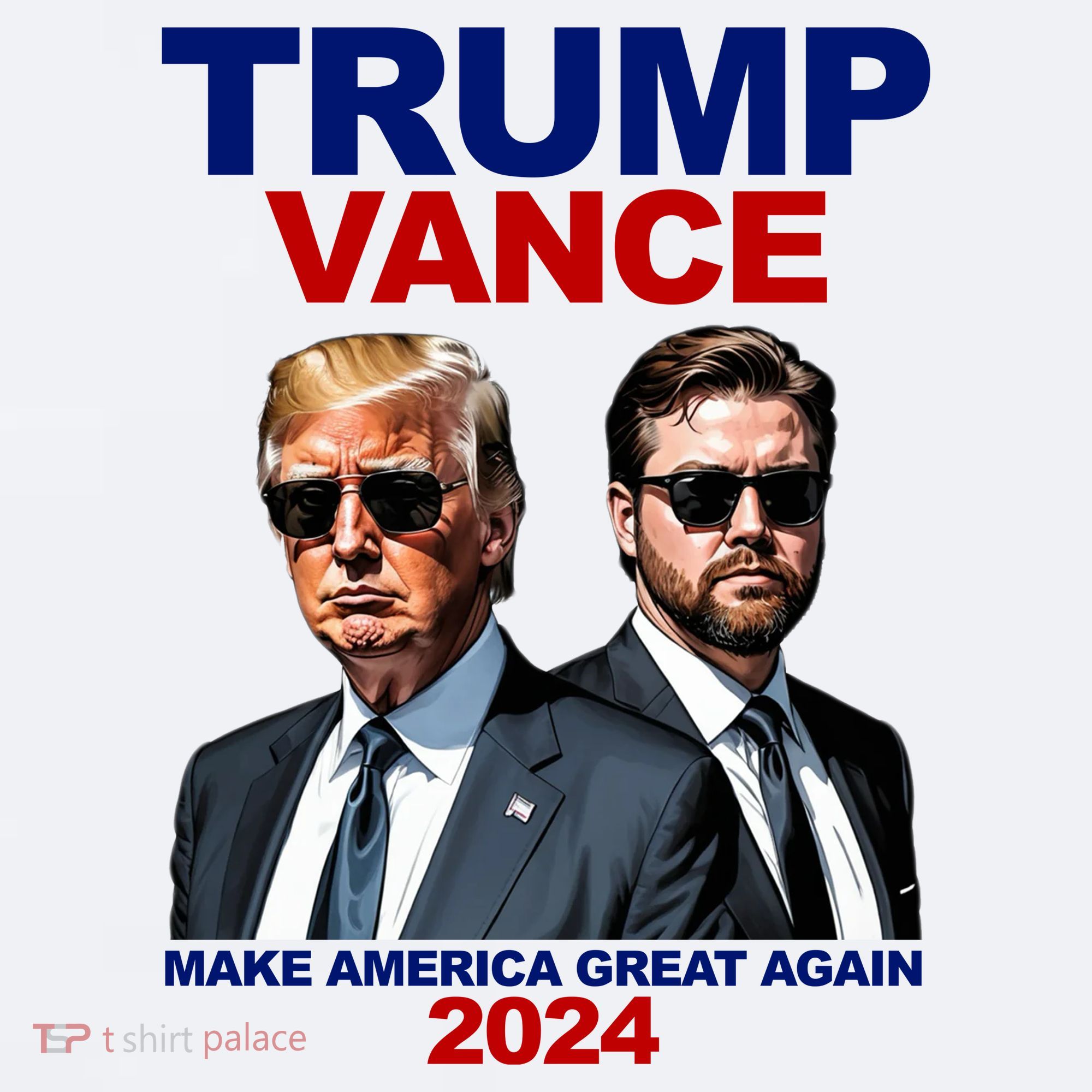 Trump Vance Make America Great Again 2024 Republican Sueded Cloud Jersey T-Shirt