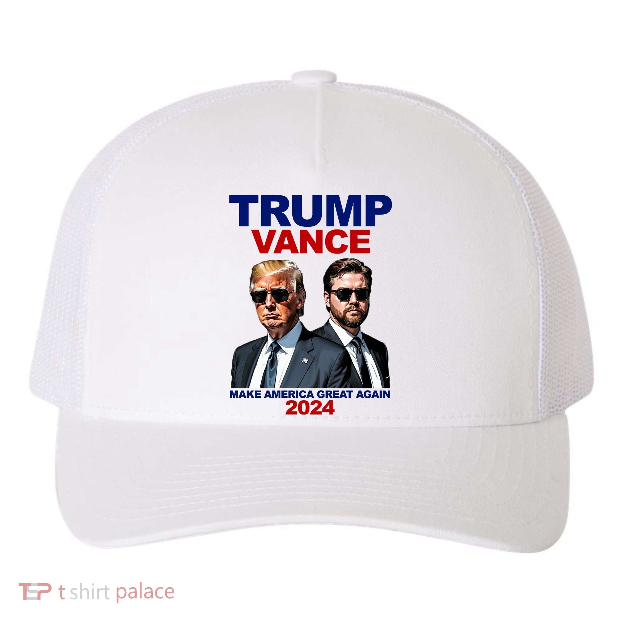 Trump Vance Make America Great Again 2024 Republican Yupoong Adult 5-Panel Trucker Hat