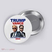 Trump Vance Make America Great Again 2024 Republican Button thumb 0
