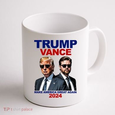 Trump Vance Make America Great Again 2024 Republican Coffee Mug back