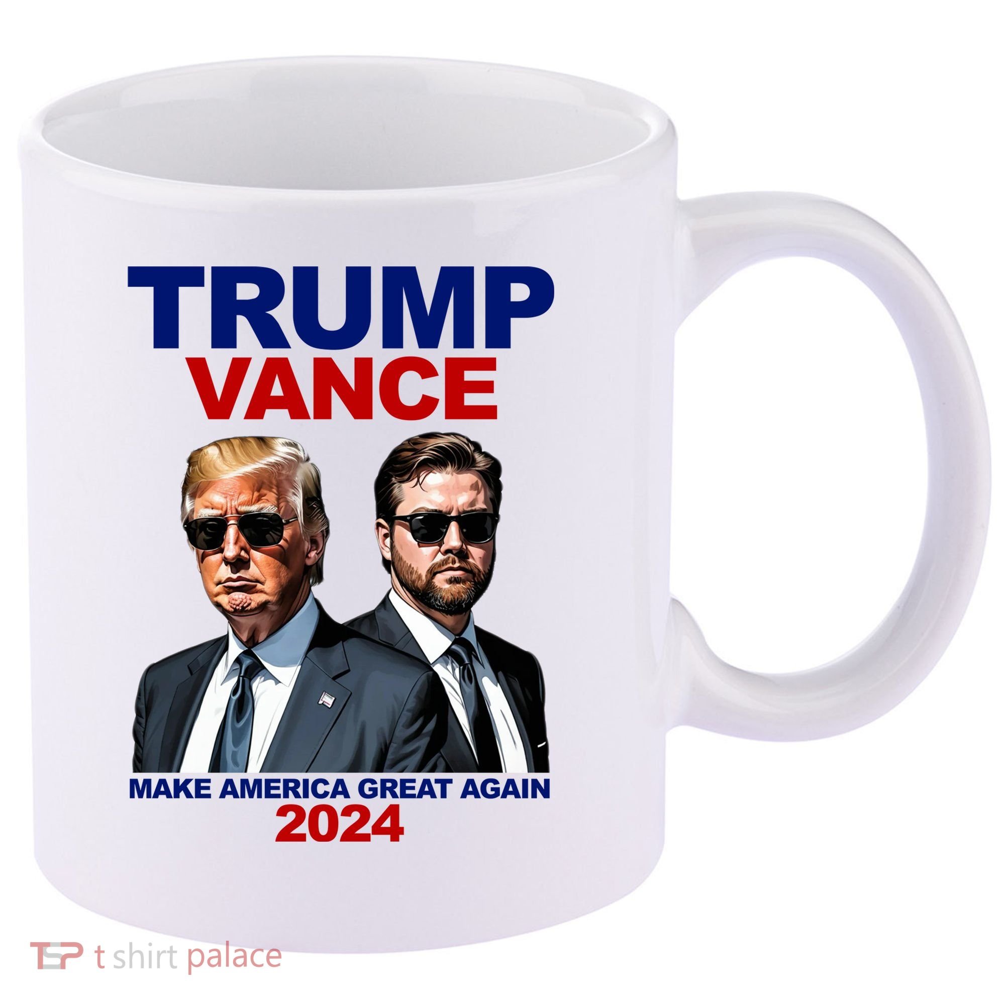 Trump Vance Make America Great Again 2024 Republican 11oz C Handle Ceramic Mug