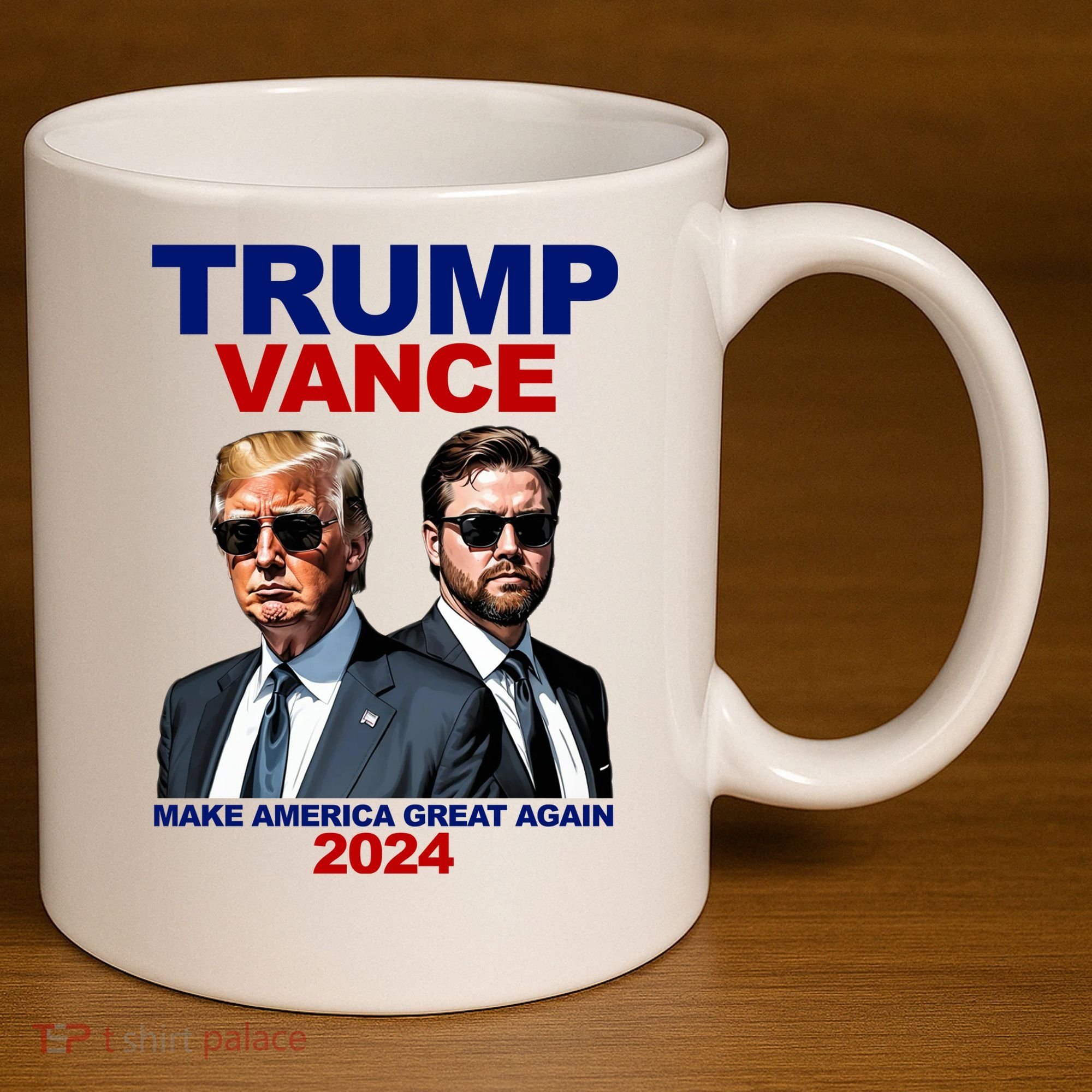Trump Vance Make America Great Again 2024 Republican 11oz C Handle Ceramic Mug