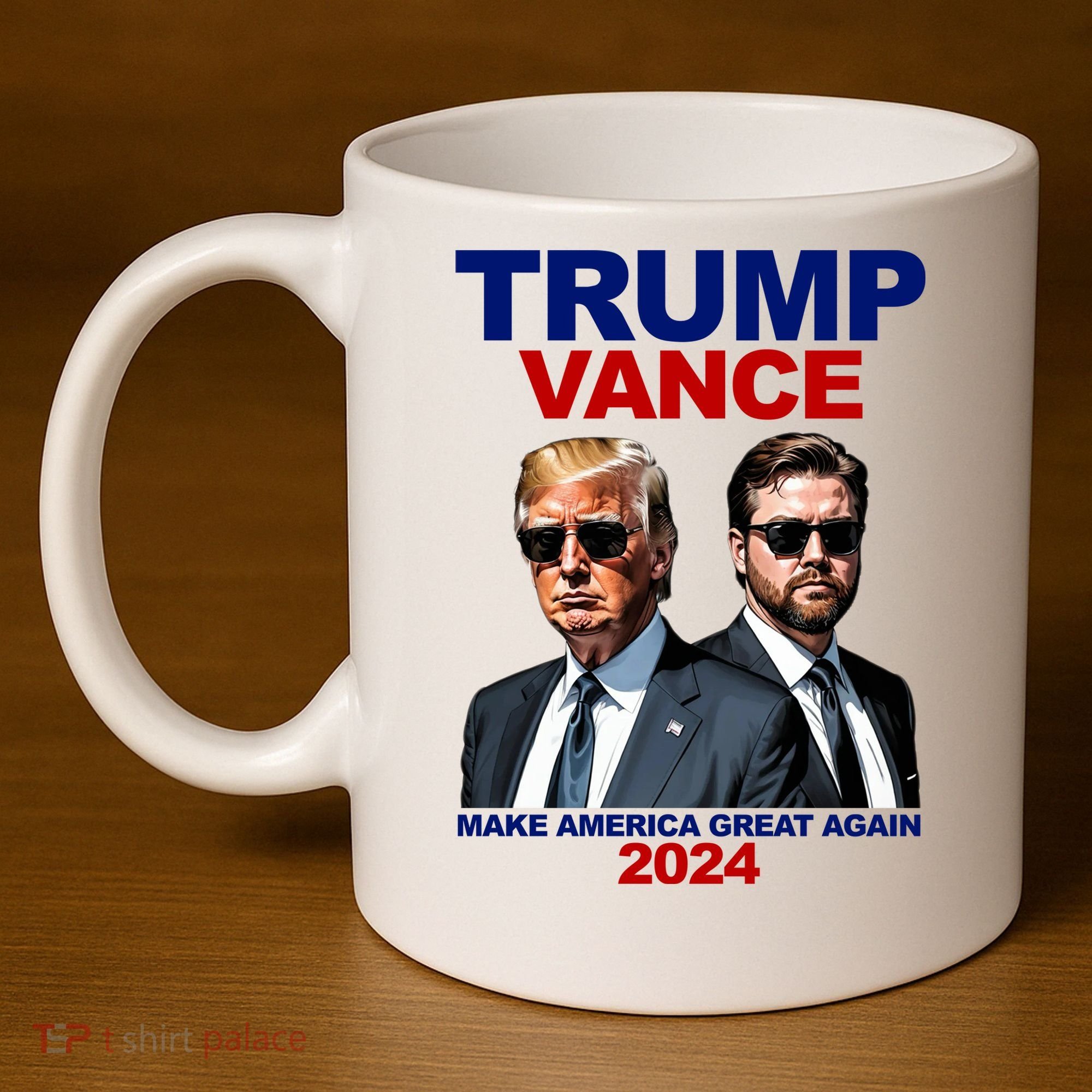 Trump Vance Make America Great Again 2024 Republican 11oz C Handle Ceramic Mug