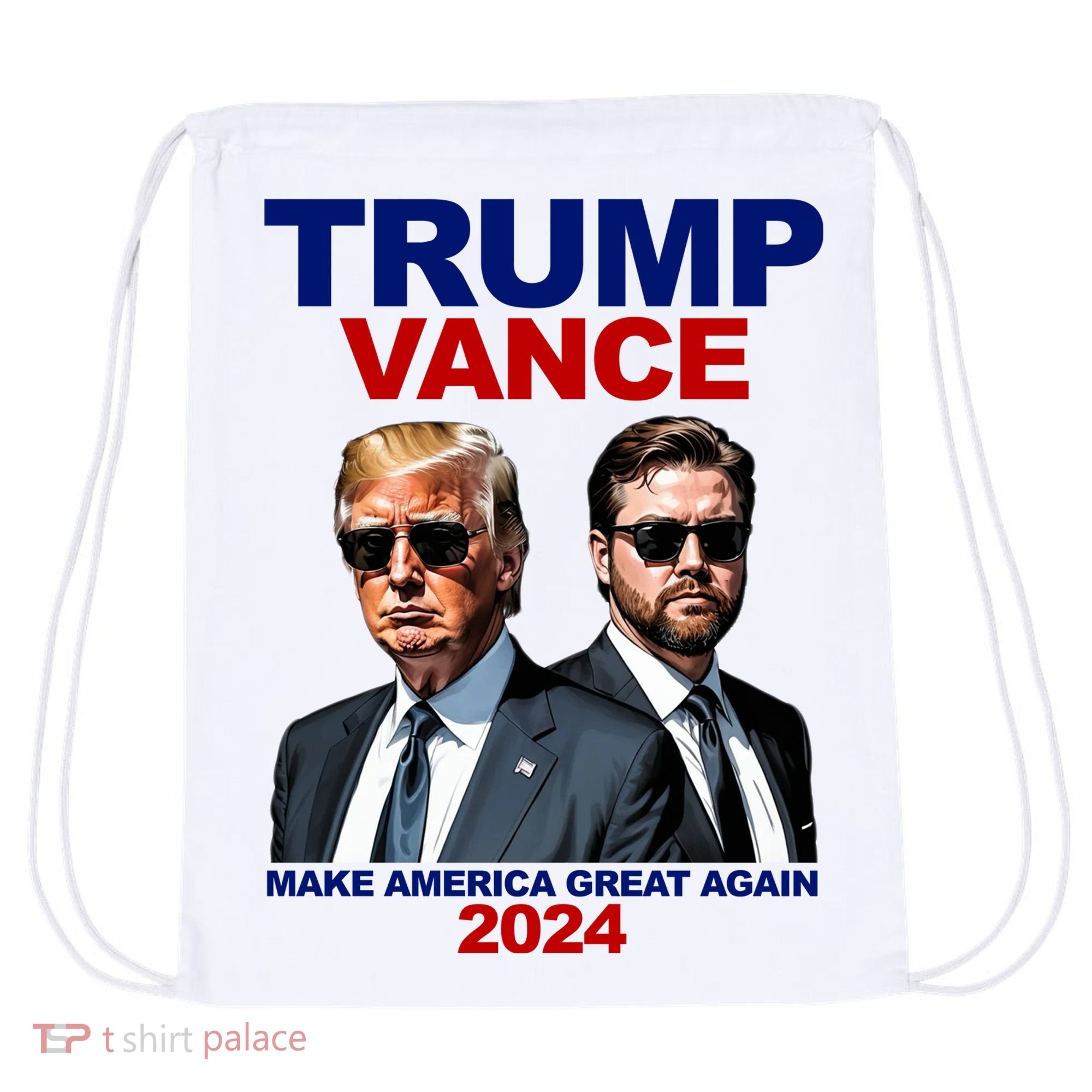 Trump Vance Make America Great Again 2024 Republican Drawstring Bag