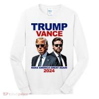 Trump Vance Make America Great Again 2024 Republican Tall Long Sleeve Shirt thumb 0