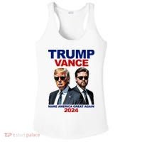 Trump Vance Make America Great Again 2024 Republican Ladies PosiCharge Competitor Racerback Tank thumb 0