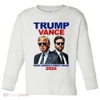 Trump Vance Make America Great Again 2024 Republican Toddler Long Sleeve Shirt thumb 0