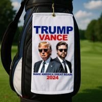 Trump Vance Make America Great Again 2024 Republican Golf Towel thumb 2