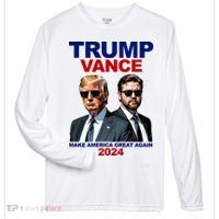 Trump Vance Make America Great Again 2024 Republican Zone Performance Long-Sleeve T-Shirt thumb 0