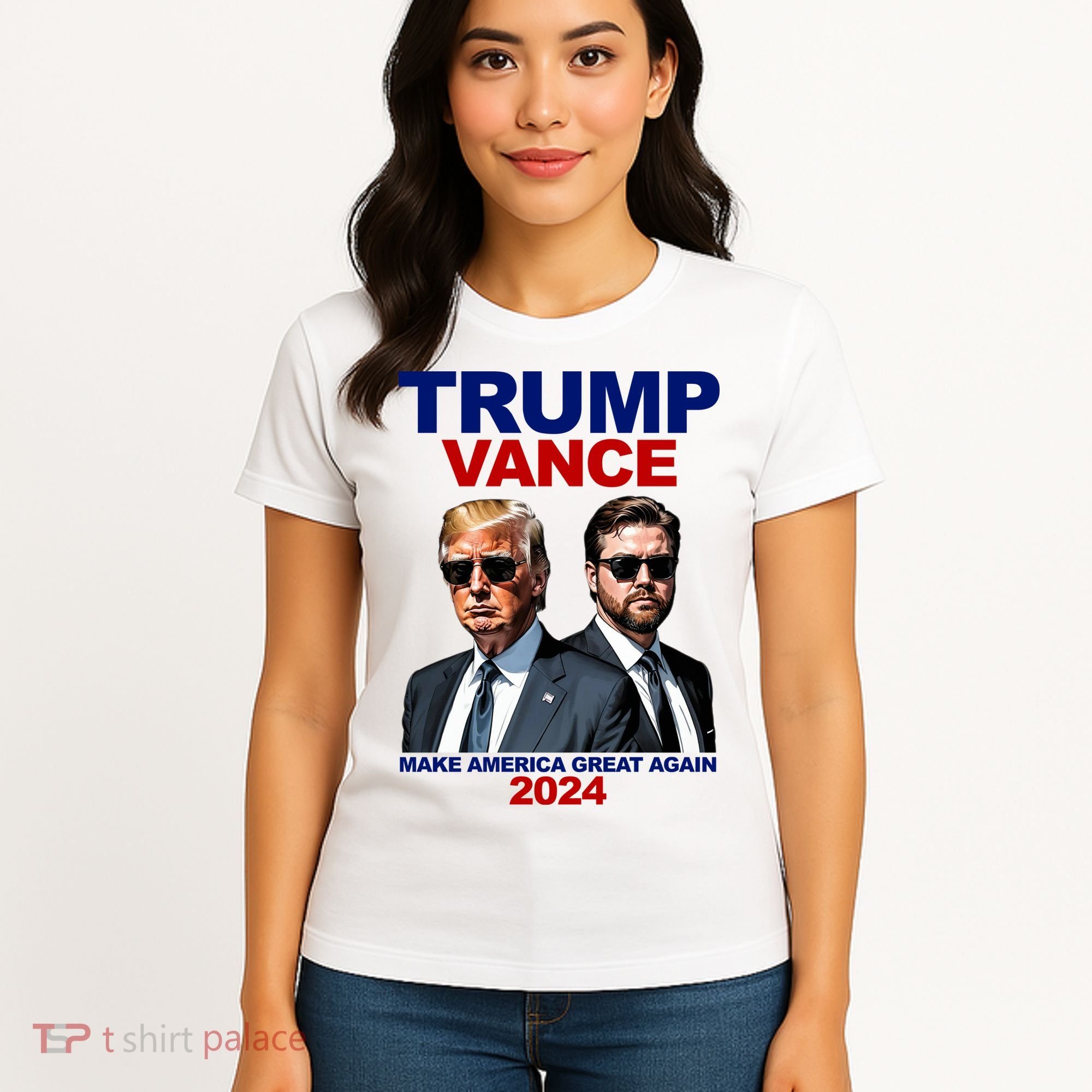 Trump Vance Make America Great Again 2024 Republican Women's T-Shirt