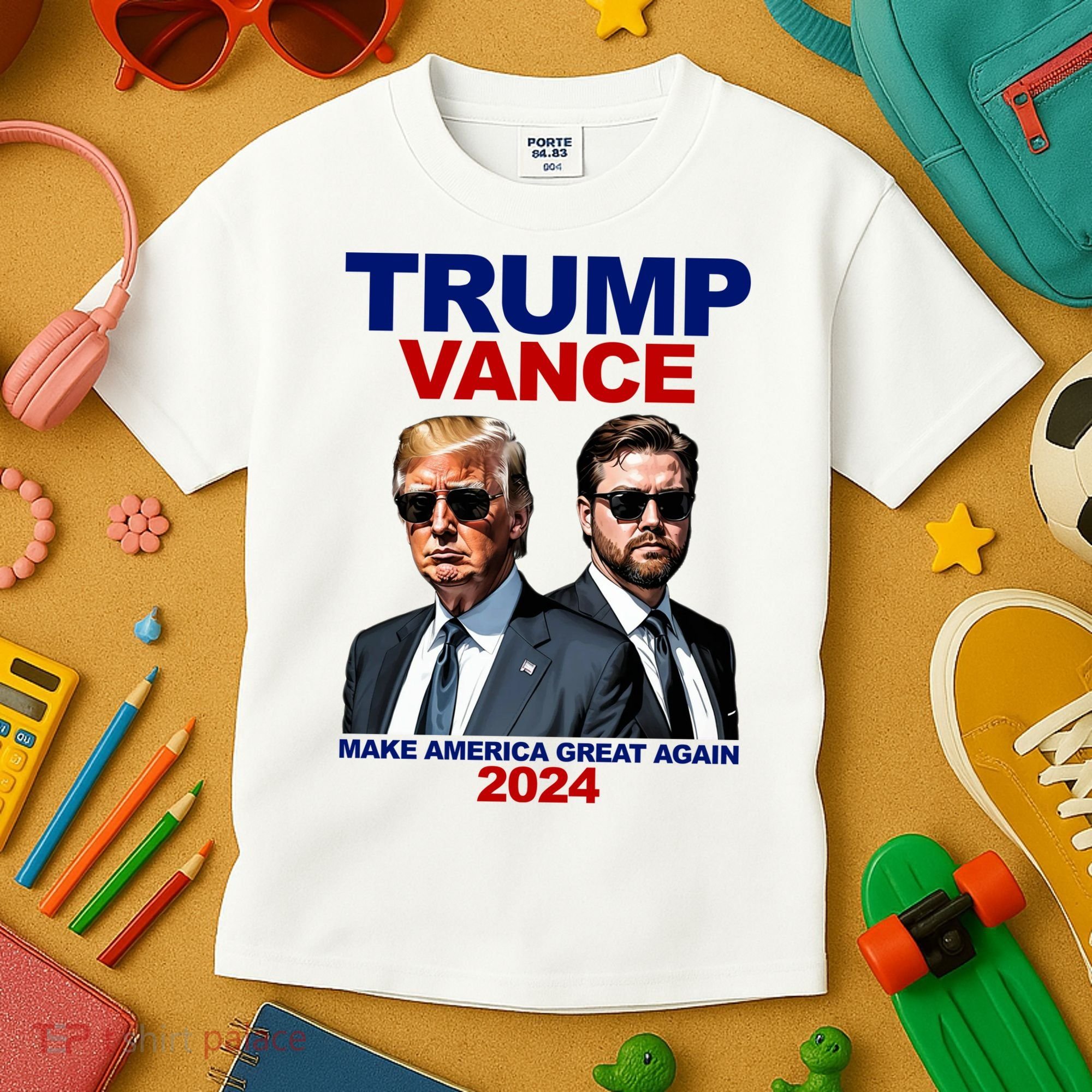Trump Vance Make America Great Again 2024 Republican Kids T-Shirt