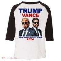 Trump Vance Make America Great Again 2024 Republican Toddler Fine Jersey T-Shirt thumb 0