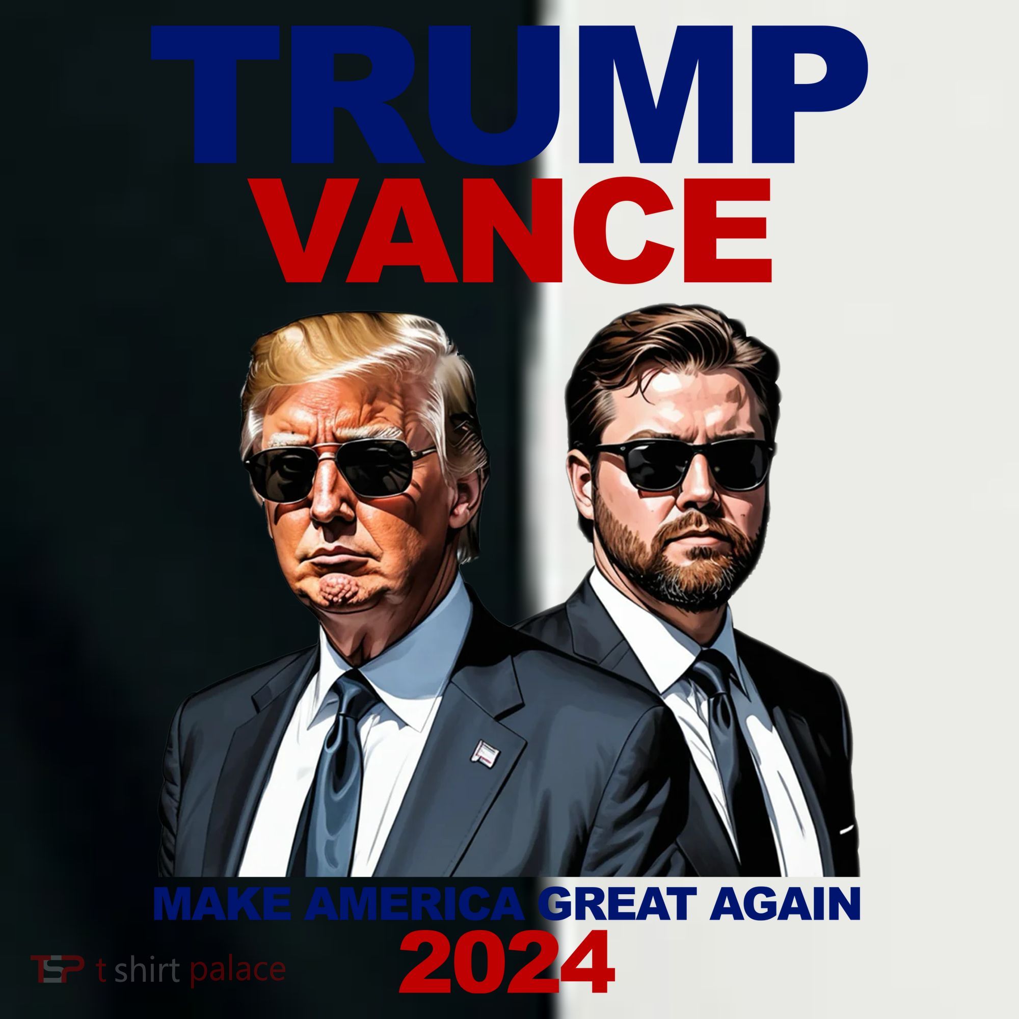 Trump Vance Make America Great Again 2024 Republican Toddler Fine Jersey T-Shirt