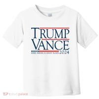 Trump Vance Make America Great Again 2024 Election Toddler T-Shirt thumb 0