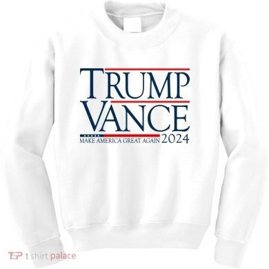 Trump Vance Make America Great Again 2024 Election Kids Sweatshirt