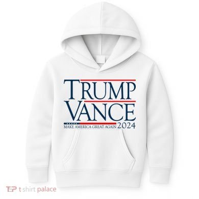 Trump Vance Make America Great Again 2024 Election Kids Hoodie