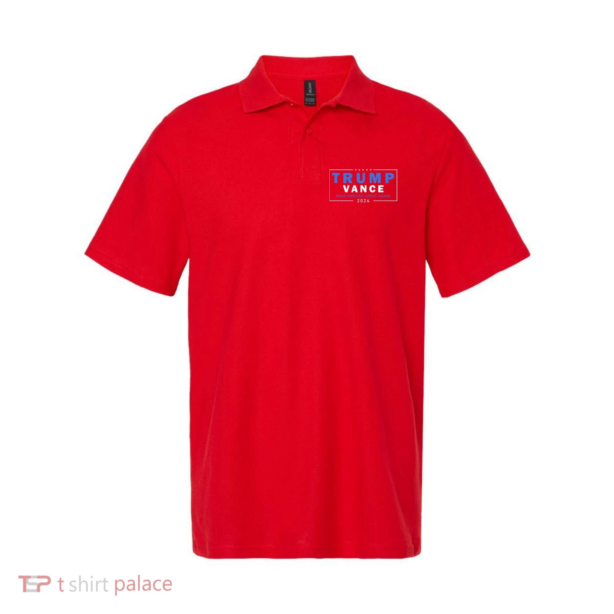 Trump Vance Make America Great Again 2024 Usa Polo