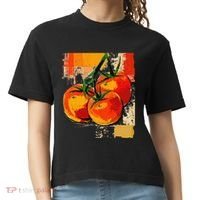 Tomato Vegetable Motif Art Tomato Comfort Colors Boxy T-Shirt thumb 0