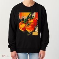 Tomato Vegetable Motif Art Tomato Women's Sweatshirt thumb 0