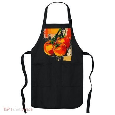 Tomato Vegetable Motif Art Tomato Apron