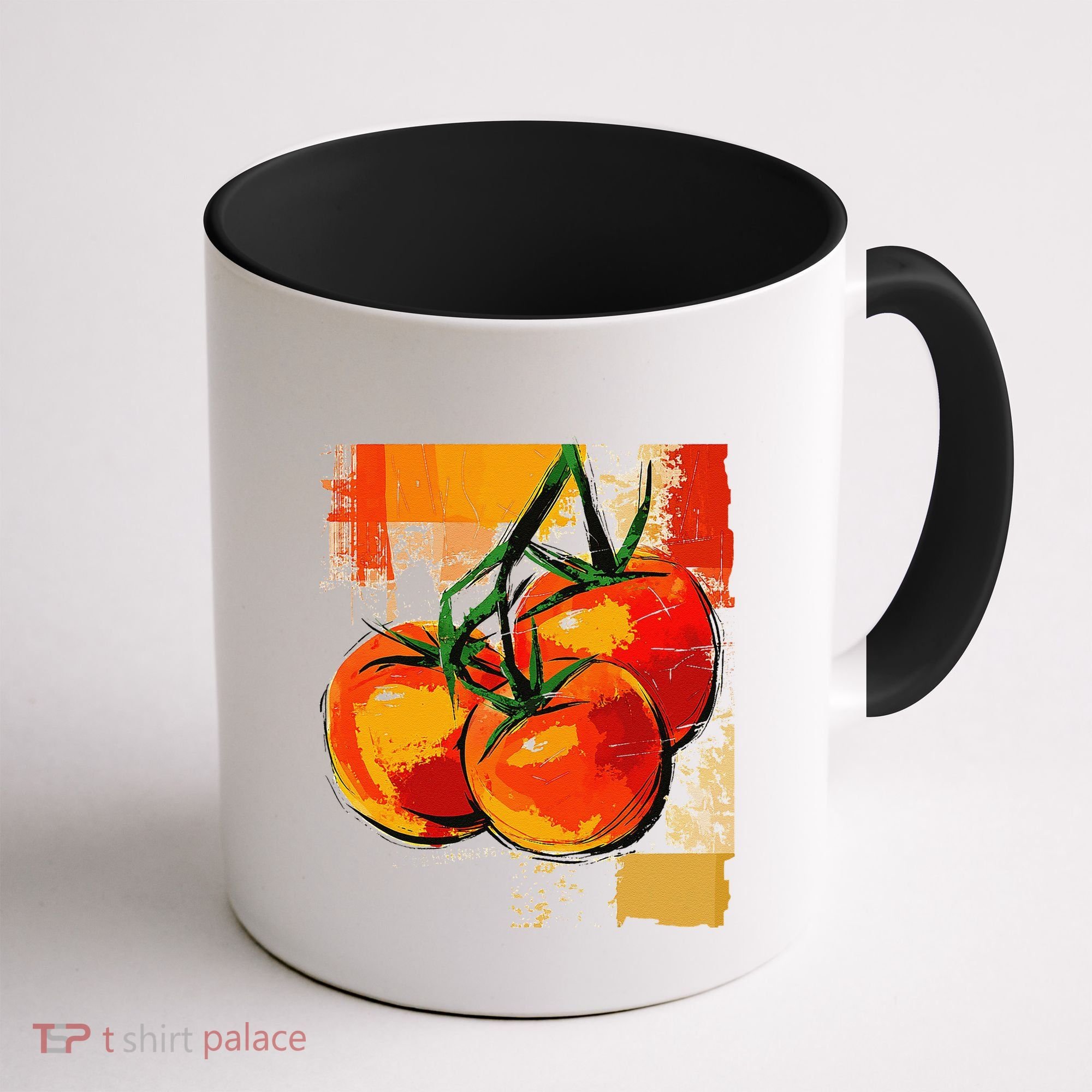 Tomato Vegetable Motif Art Tomato Coffee Mug