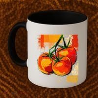Tomato Vegetable Motif Art Tomato Coffee Mug thumb 2