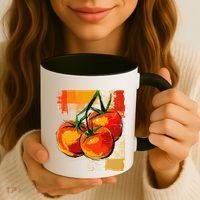 Tomato Vegetable Motif Art Tomato Coffee Mug thumb 3