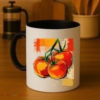 Tomato Vegetable Motif Art Tomato Coffee Mug thumb 4
