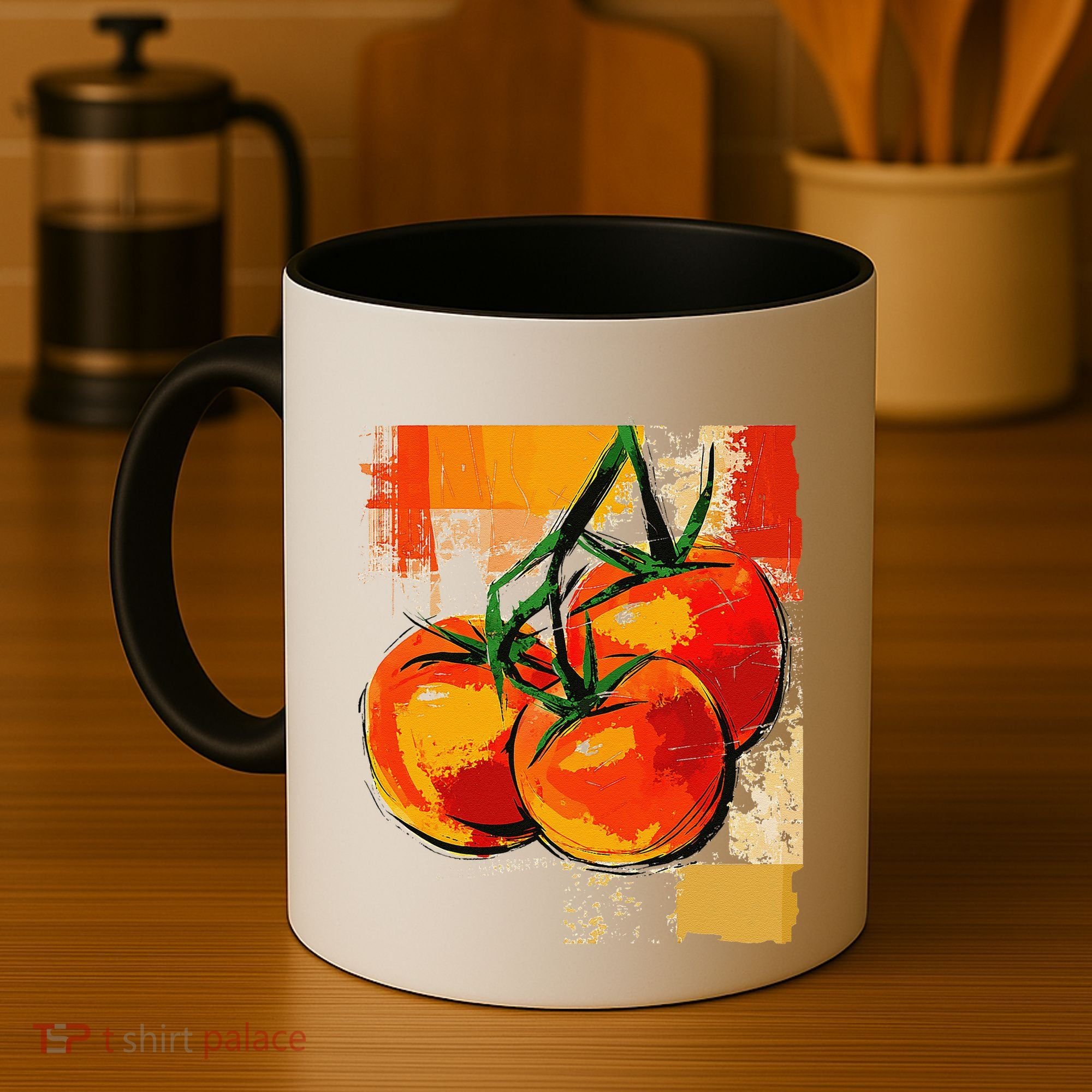 Tomato Vegetable Motif Art Tomato Coffee Mug