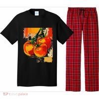 Tomato Vegetable Motif Art Tomato Pajama Set thumb 0