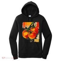 Tomato Vegetable Motif Art Tomato Women's Hoodie thumb 0