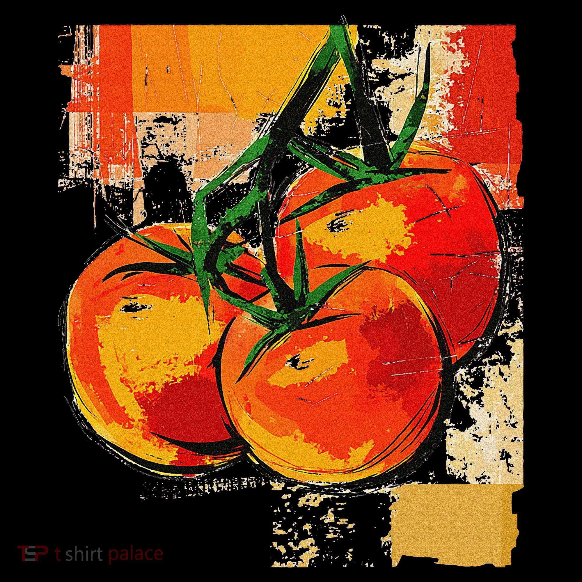 Tomato Vegetable Motif Art Tomato Women's Hoodie