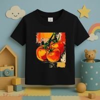 Tomato Vegetable Motif Art Tomato Toddler T-Shirt thumb 3