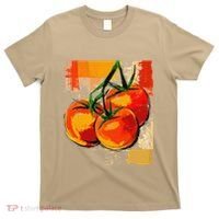 Tomato Vegetable Motif Art Tomato T-Shirt thumb 0