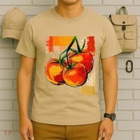 Tomato Vegetable Motif Art Tomato T-Shirt thumb 6