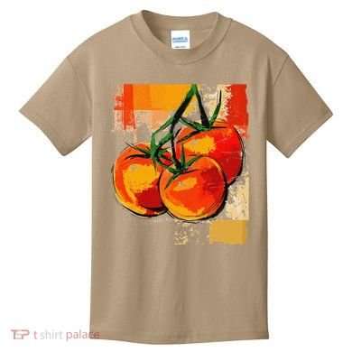 Tomato Vegetable Motif Art Tomato Kids T-Shirt