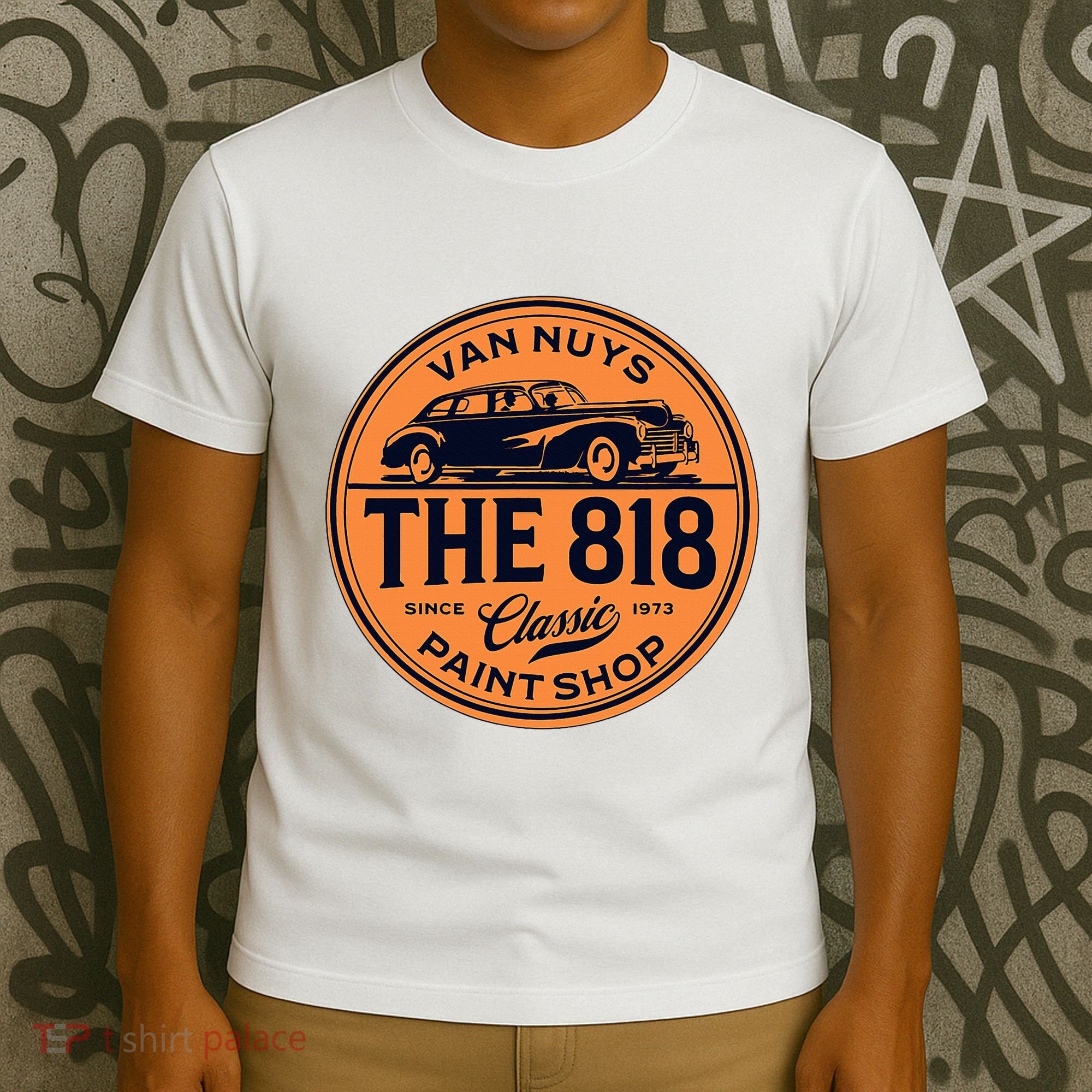 Throwback Van Nuys California San Fernando Valley Oldie Car T-Shirt