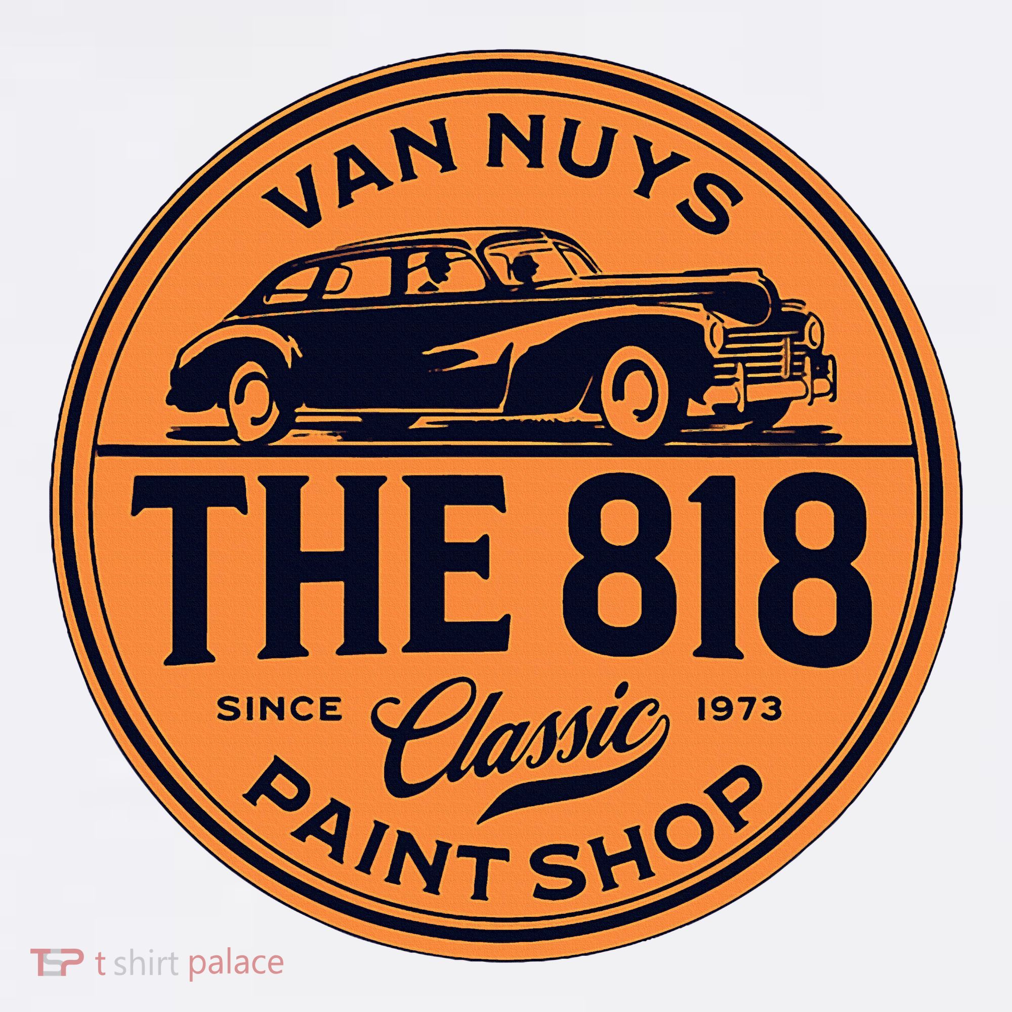 Throwback Van Nuys California San Fernando Valley Oldie Car T-Shirt