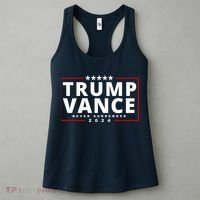 Trump Vance Never Surrender 2024 Politcal Women's Tank Top thumb 3