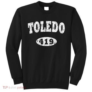 Toledo Vintage Ohio Area Code 419 Sweatshirt