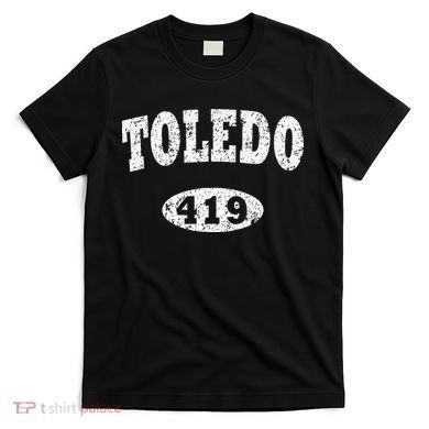 Toledo Vintage Ohio Area Code 419 T-Shirt
