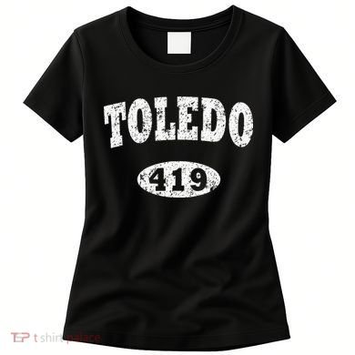 Toledo Vintage Ohio Area Code 419 Women's T-Shirt