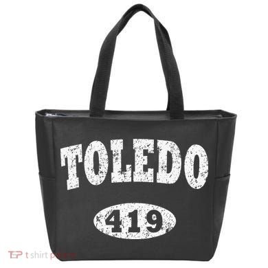 Toledo Vintage Ohio Area Code 419 Tote Bag