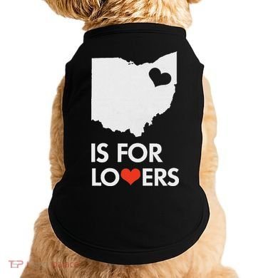 Throwback Vintage Ohio Is For Lovers T Distressed Doggie Tank