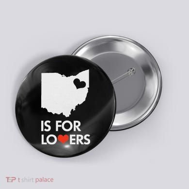 Throwback Vintage Ohio Is For Lovers T Distressed Button