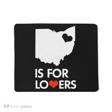 Throwback Vintage Ohio Is For Lovers T Distressed Mousepad